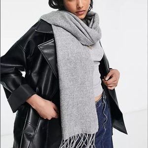asos super soft scarf with tassels